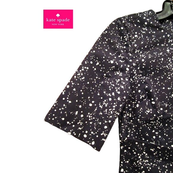 KATE SPADE NEW Asymmetrical Crossover Buckle Wrap Panel Dress 0 - Picture 3 of 11